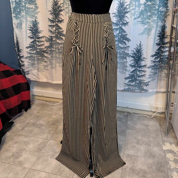 Honey Belle Pants - Honey Belle Striped Ladies Pants